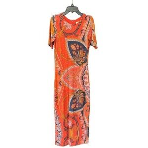 Farm For Anthropologie the RIO midi dress size XS